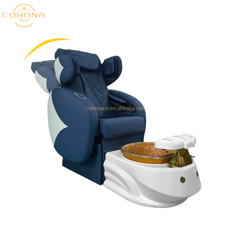 Modern Luxury Salon Furniture Electric Foot Spa Full Body Massage Manicure Pedicure Chair