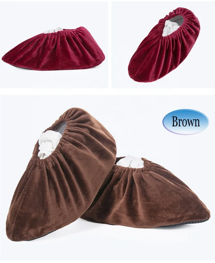high quality velvet shoe covers for construction