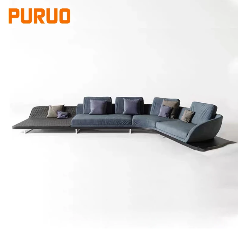 Puruo living room modular sofa set upholstery fabric most popular high quality home furniture from china living room sofa couch