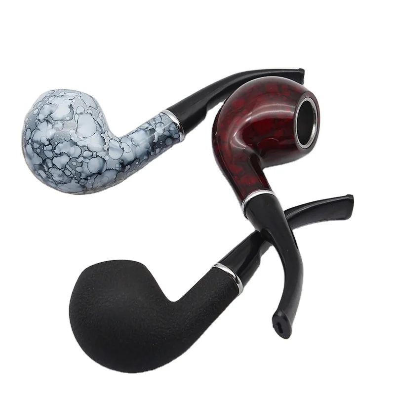 Wholesale Acrylic Smoking Pipe Hot Selling Resin Smoking Pipe Professional Manufacturer Tobacco Pipe For Sale