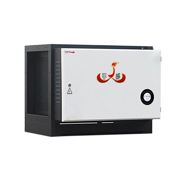 220V 48W 4000cfm 96% очистки дыма скорость удаления белого цвета отвод газа машинное оборудование для промышленной кухни ресторана