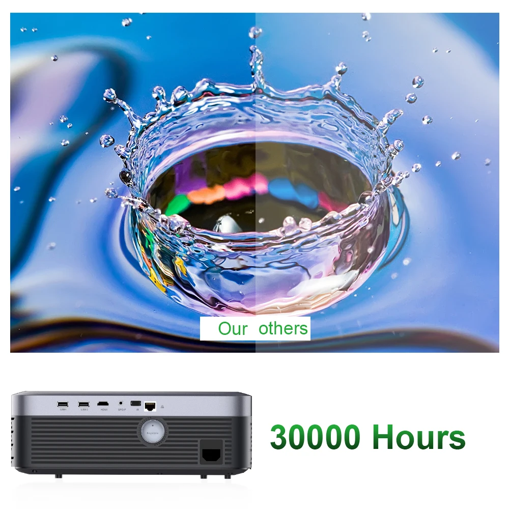 full hd 1080plcd data show led wifi projector 3800 lumens