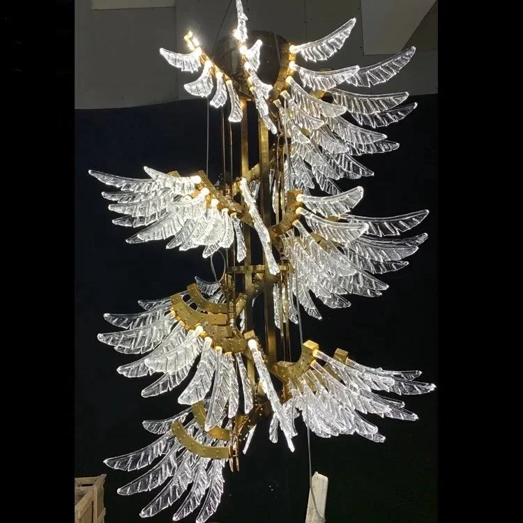 Fancy luxury large bespoke chandelier for hotel villa wedding salon home
