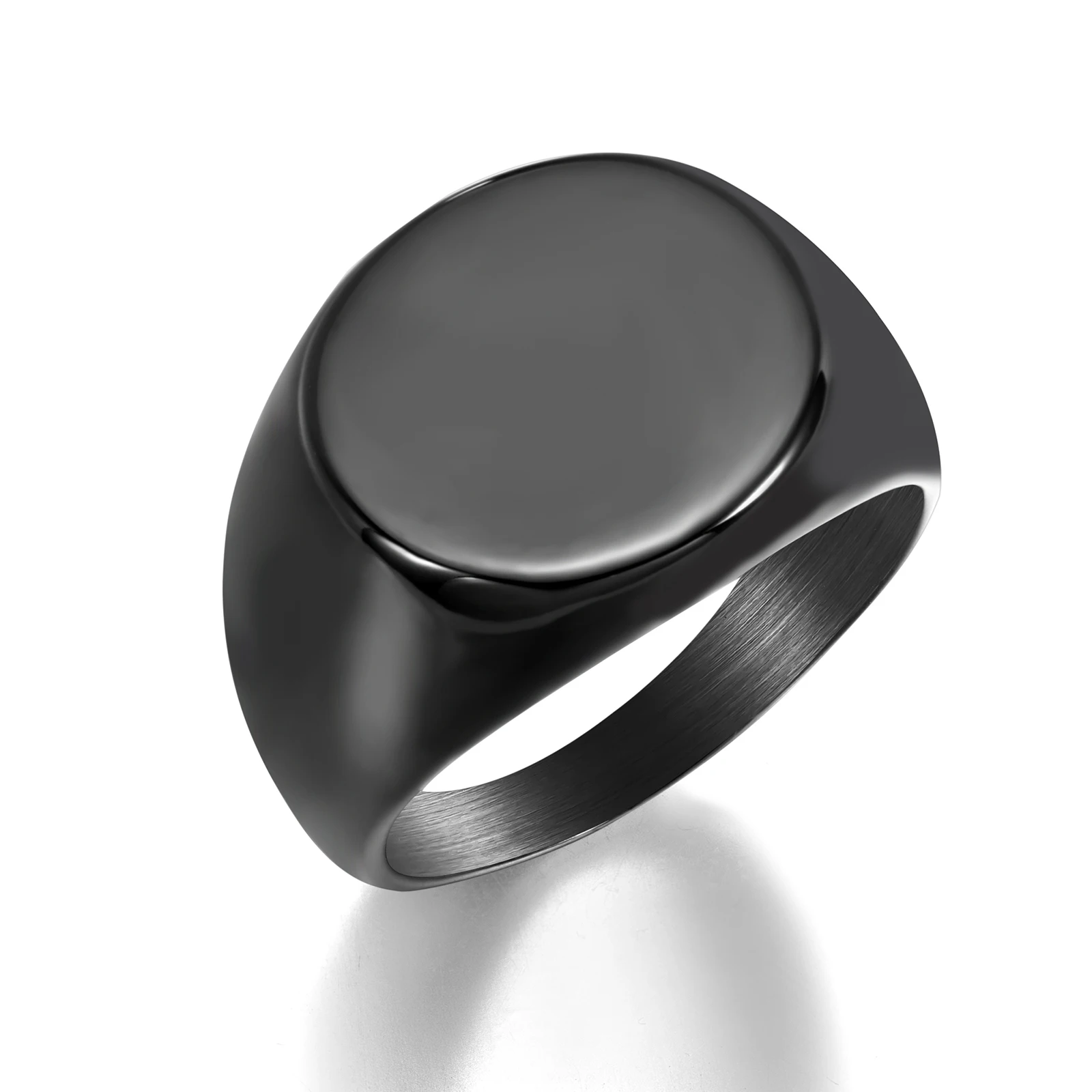 Silver Ring Designs Men In Stock High Quality Minimalist Blank Signet Ring Manufacturers Jewelry