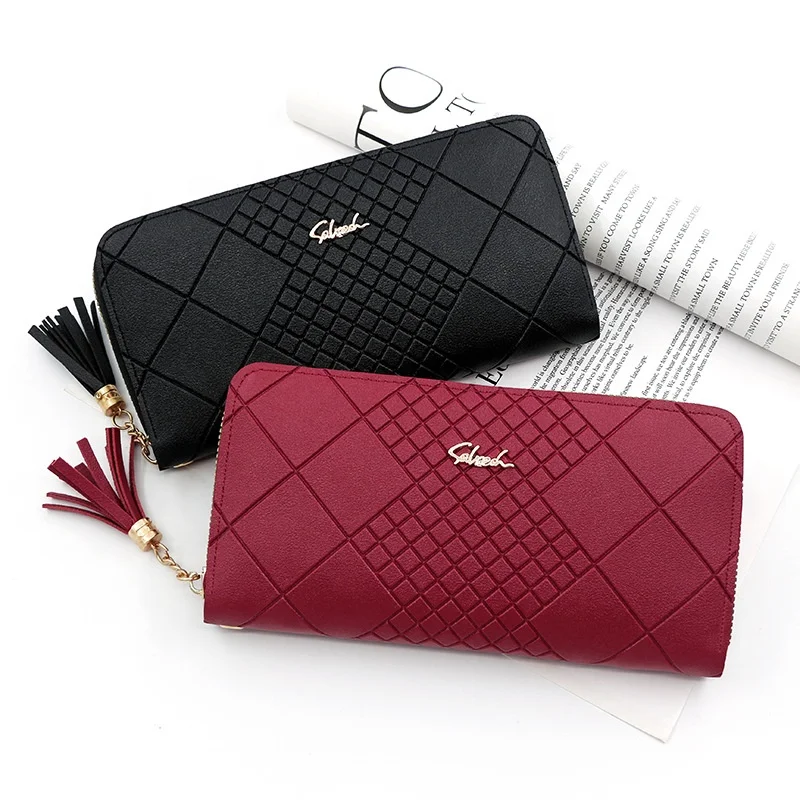 2023 Fashion women wallets wholesale ladies large capacity cardholder wallet purse wallet for women made of PU leather