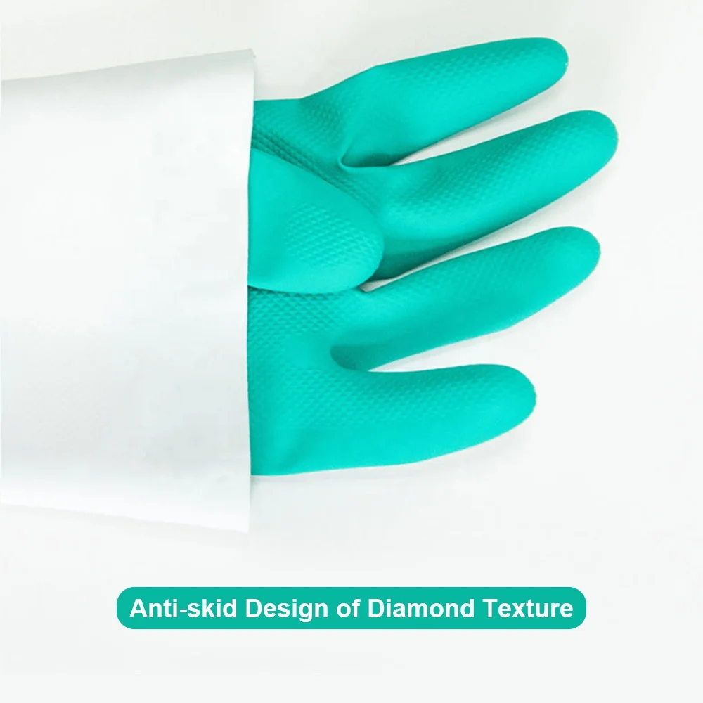 
Medicom 1159 Safety Gloves Anti-chemical Wear-resistant Waterproof Non-slip Thick Nitrile Rubber Protective Working Gloves 