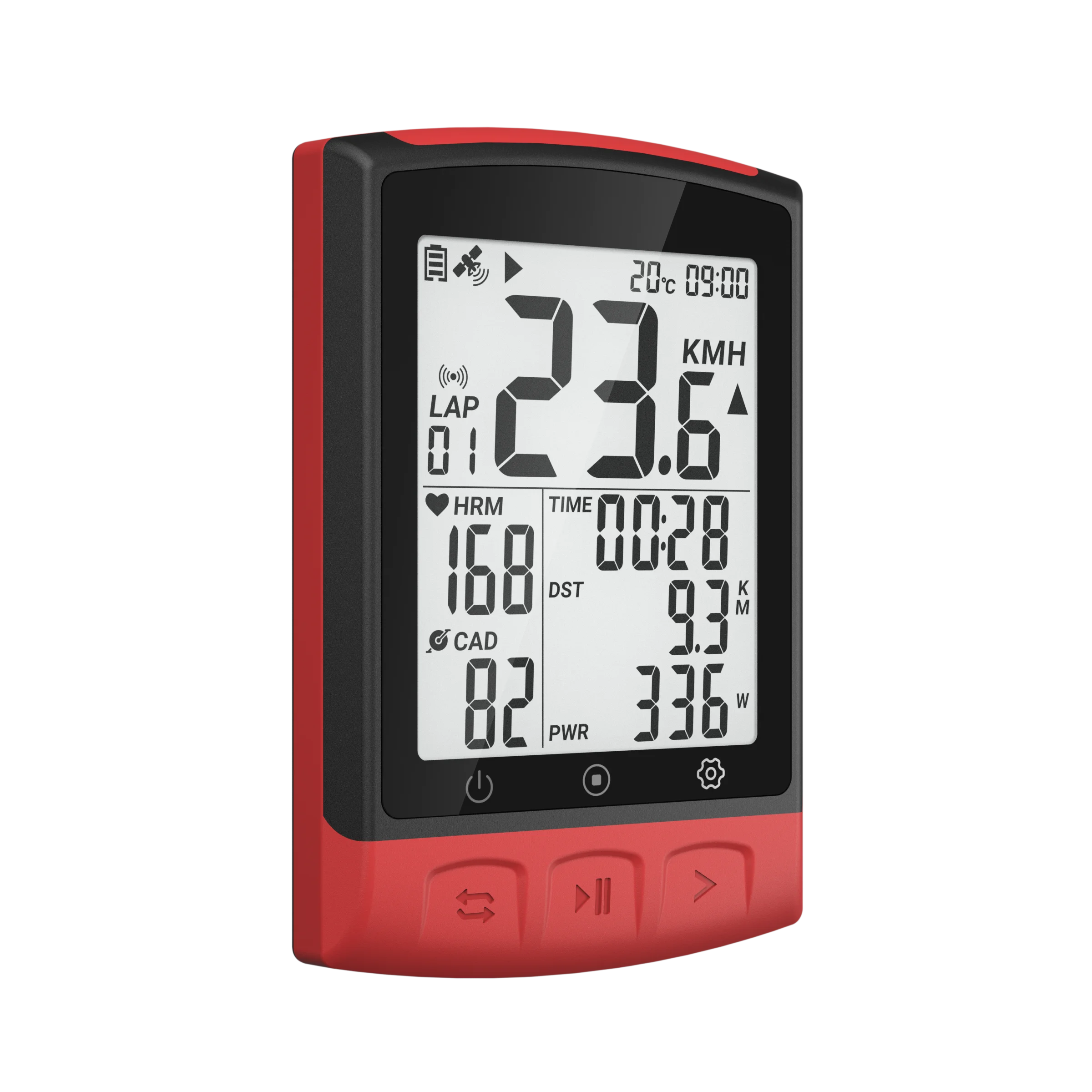 Bicycle GPS Bike Computer With Wireless Computer Heart Rate Monitor Armband Speed Cadence Speedometer Bicycle Computer