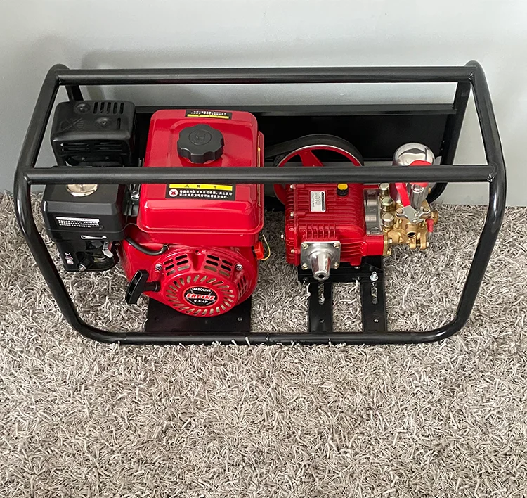 Taizhou JC  pump with engine factory direct sales portable frame agricultural gasoline engine sprayer
