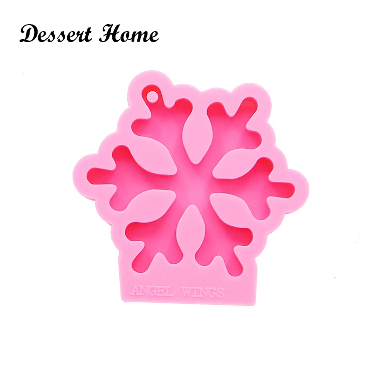 DY0132 Shiny Christmas Tree Snowflake Bell Silicone Mold Cake Decoration Fondant Sugarcraft Tools Silicone Mould Gumpaste Candy
