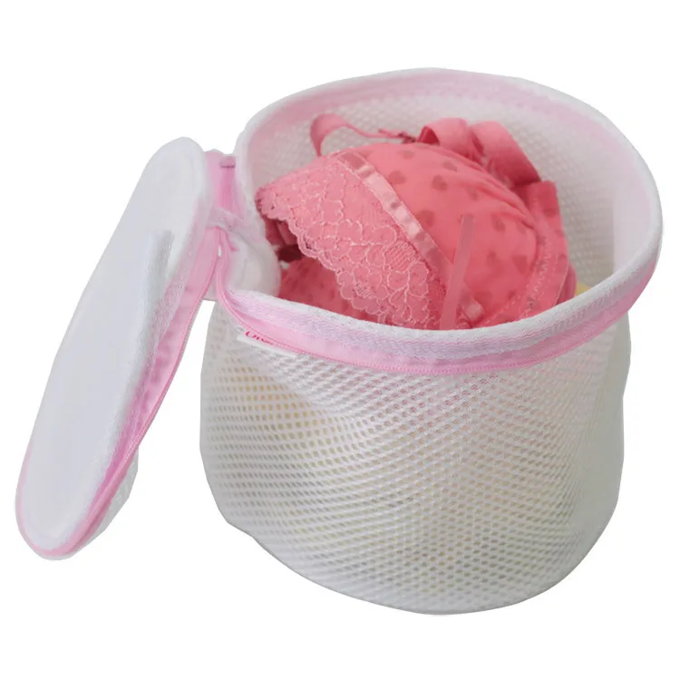 Zippered Foldable Mesh Laundry Bag Bra Socks Underwear Clothes Washing Machine Protection Net Laundry Organizer Bag