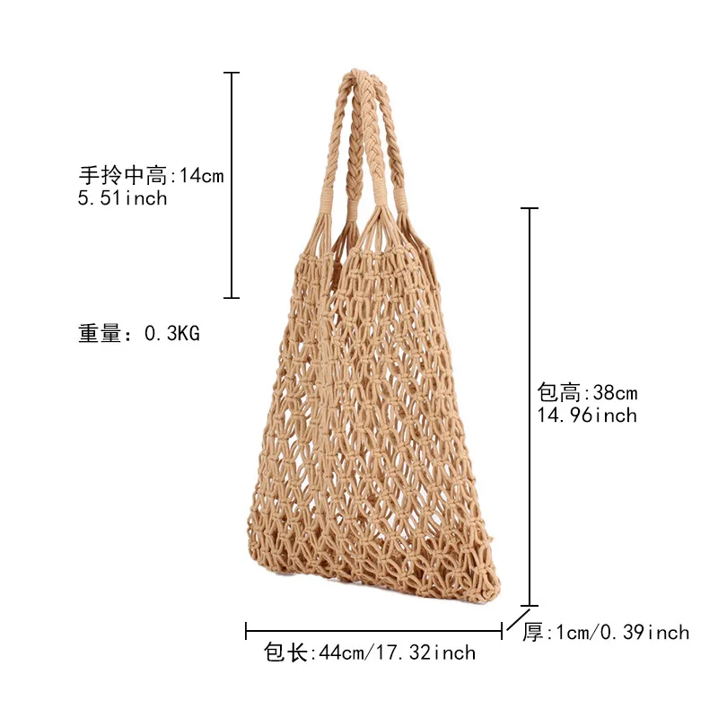 Wholesale Summer Beach Straw Bag Purse Eco Friendly Handmade Woven Raffia Tote Bag Beach Vacation Handbag Wallet Bags