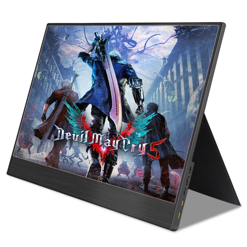 13.3 inch 1080P HDR Gaming Monitor  with USB type C Screen built-in speaker for ps4 Xbox Switch Portable Monitor