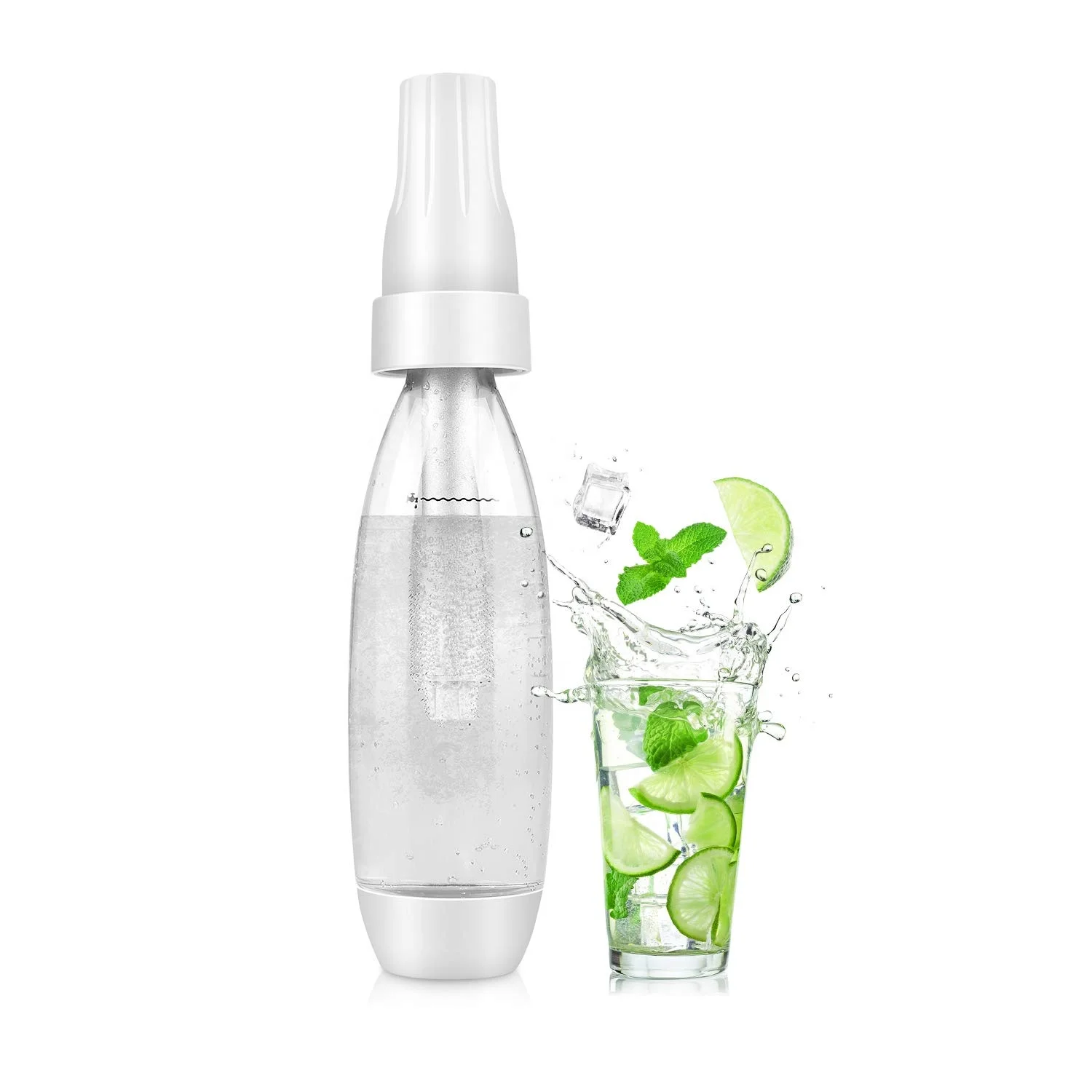 Портативный Аппарат Drinkmate для приготовления газированной соды ручной настольный домашний экологически чистый пластиковый Ручной пресс без бисфенола А газированный аппарат