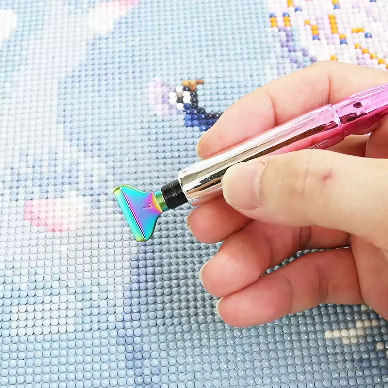 Factory Wholesale 5d Diy Diamond Painting Point Drill Pen Aluminium Alloy Metal Pen Tips Clay Set Mosaic Embroidery Accessories