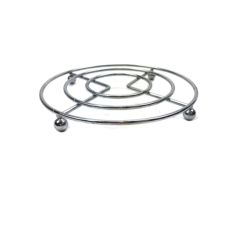 Round Metal Table Place Mat Hot Pot Holder
