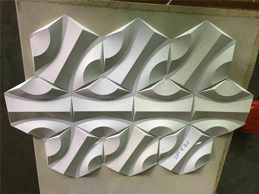 Green Material Decorative Best Price Low Moq PVC 3D Wall Panel