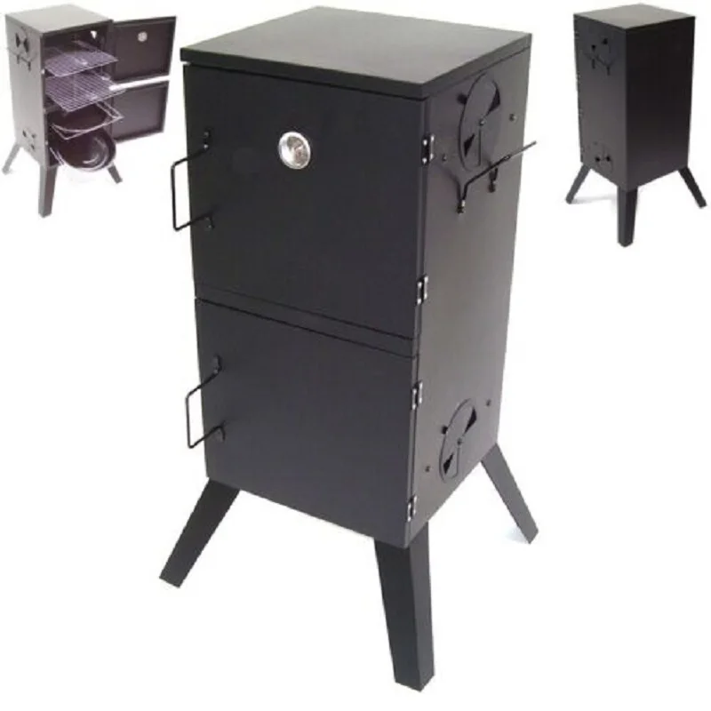 Ur-health Outdoor BBQ Smoker for Camping Smoker Oven Charcoal Barbecue Grill Rotisserie