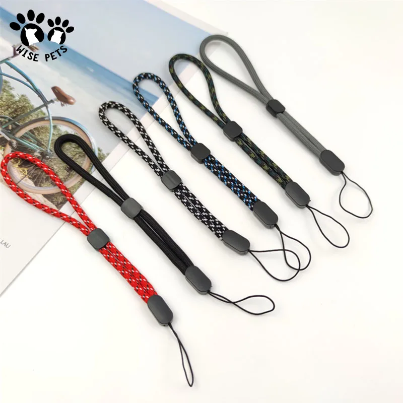 Multicolor Adjustable Holder Hanger Round Cord Hand Strap Nylon Rope U Disk Strap Walkie Talkie Camera Phone Wrist Strap