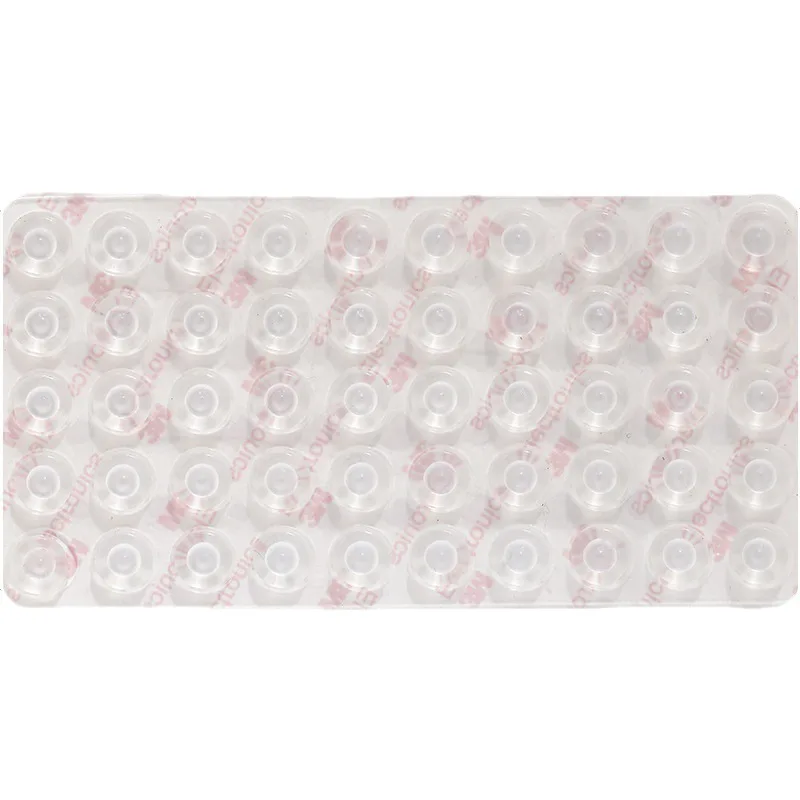 Cylindrical Adhesive Rubber Bumper Feet, Protective Anti Slip Feet, Sticky Round Silicone Bumper Dot