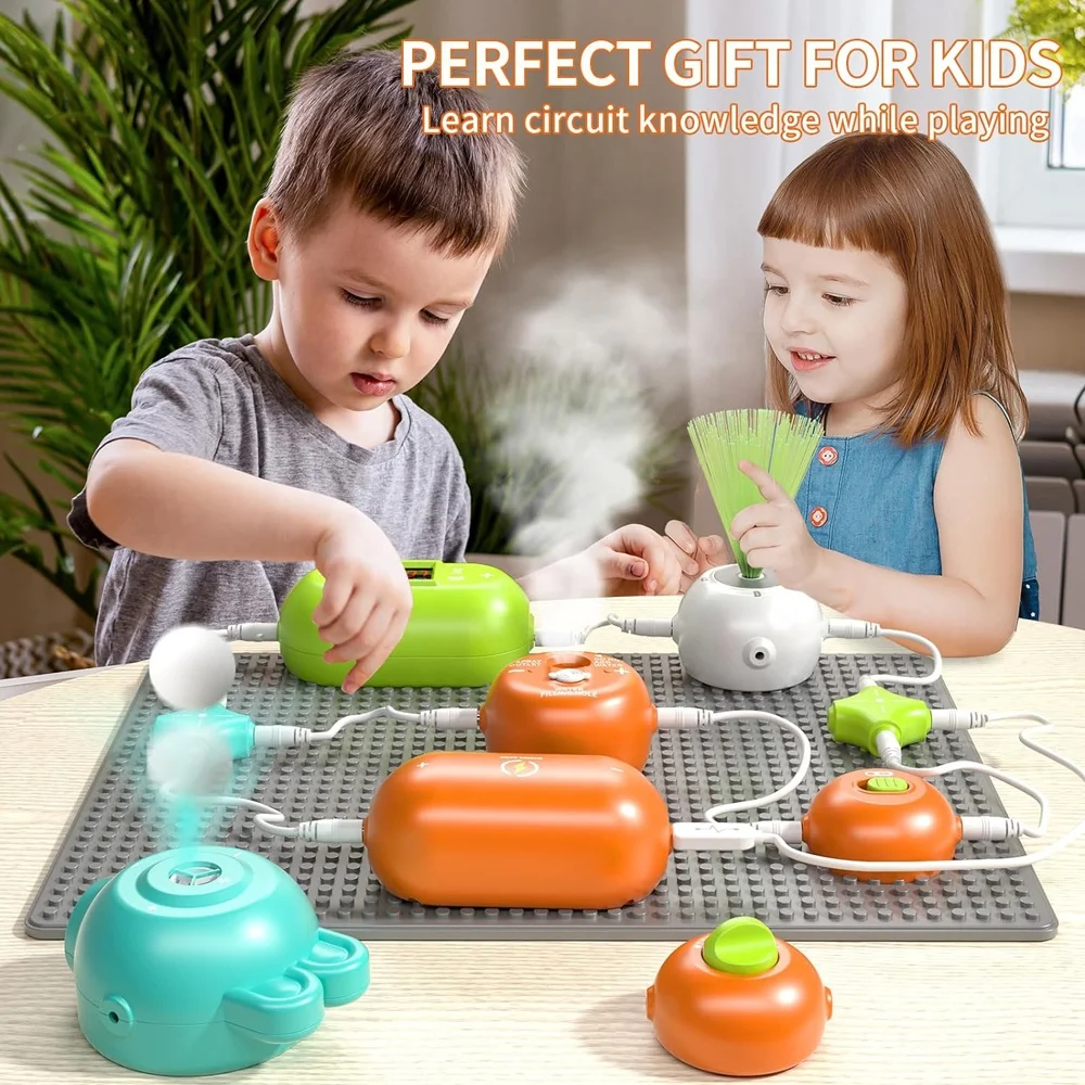 300+ projects STEM toy electronic circuits building blocks science set kids electric circuit physical experiment building kits