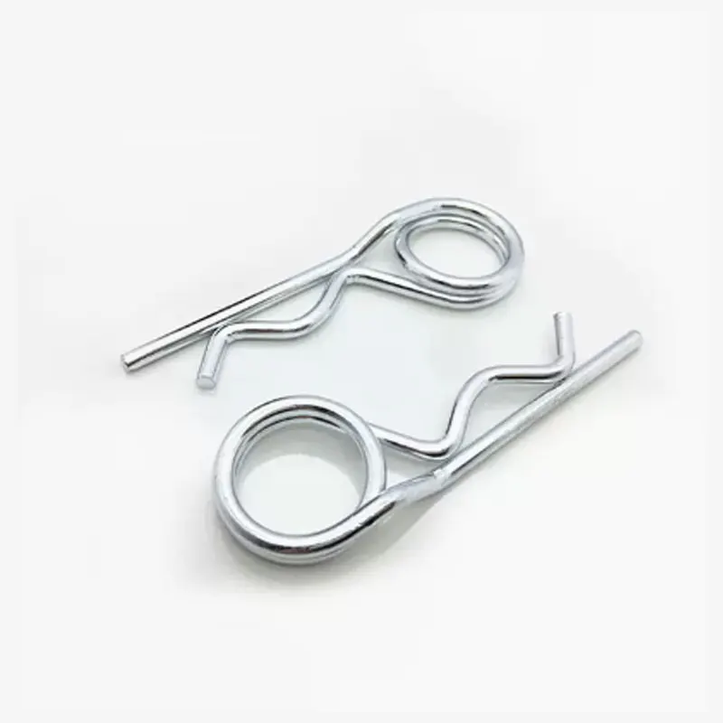 Stainless Steel Double Coil R Shape Heavy Hair Clip Spring Cotter Pin