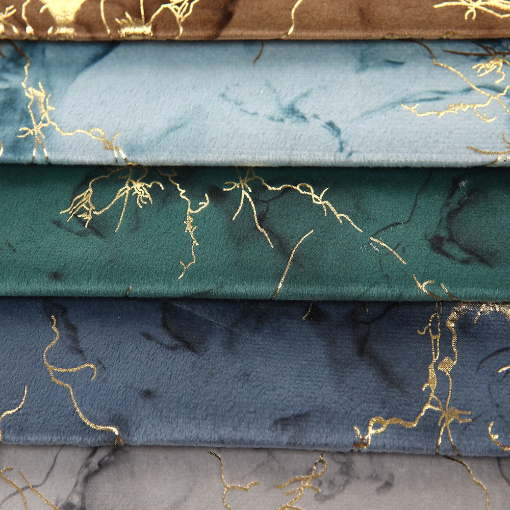 china wholesale embossed bronzing velvet fabric holland velvet sofa fabric printing fabric