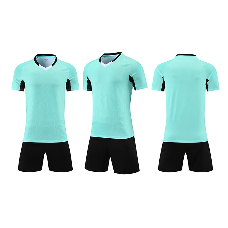 Wholesale football uniform set custom bulk custom soccer jerseys Sublimation Printing Football Jersey Blank uniform team shirt