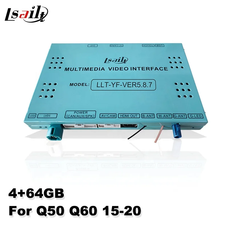 Lsailt Android Multimedia Auto Video Interface for Infiniti Q50 Q60 Q50s 2015-2020