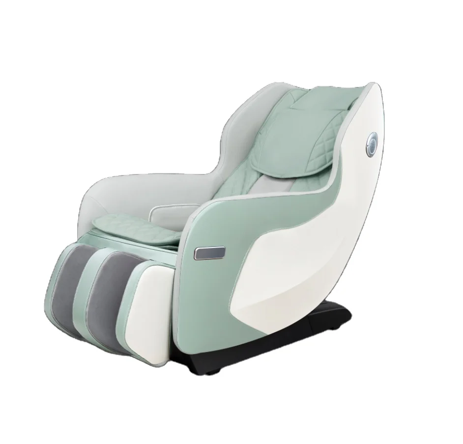 Modern Design Upholstery Faux Leather Heated Small Leisure Massage Chair for Space Saving