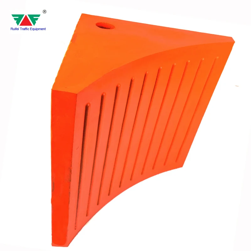 Factory Supply Good Quality PU Material Car Wheel Chock for Parking Equipment Handling Trailer Wheel Chock