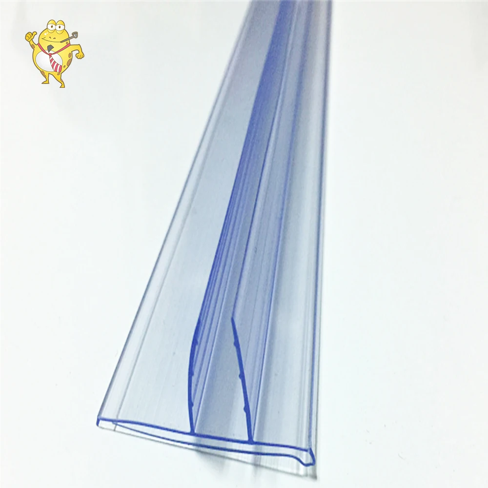 LAOHAMA Factory Customized Supermarket Plastic Profile Hinged Clear Data Strip for Shelves Price Notes