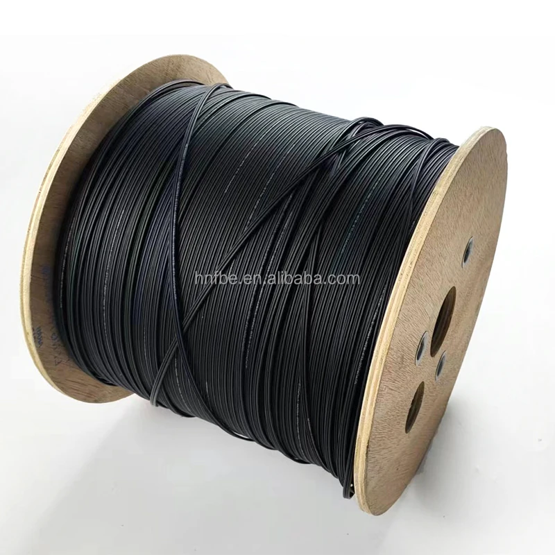 GJXH GJXCH 1,2,4,6,8,12 Cores FTTH flat indoor outdoor fiber optic cable Drop Cable
