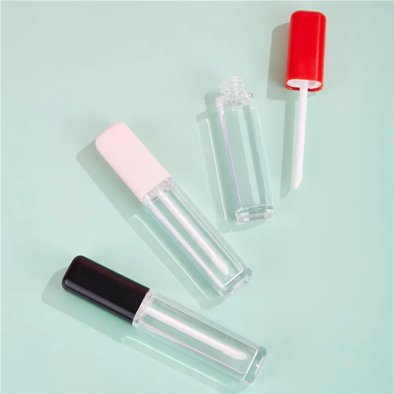 6ml lipgloss bottles packaging liquid lipstick container lip gloss tubes with brush wands
