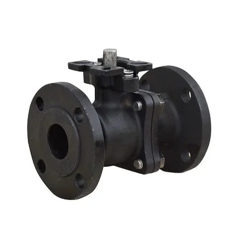 Cast Steel Manual Handle Flange 2PC 3PC Stainless Steel Casting Floating WCB Ball Valve