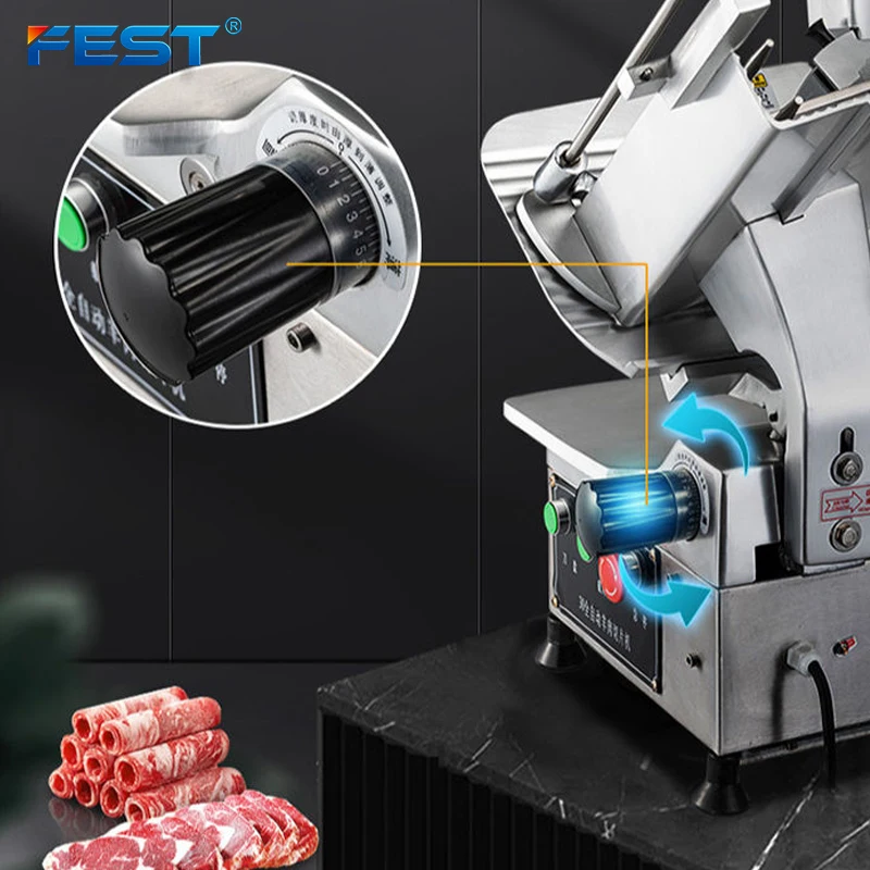 Тонкий ягненка рулона Автоматическая говядина курица machineow 300 мм баранины для нарезки Сьерра-де-carne y hueso