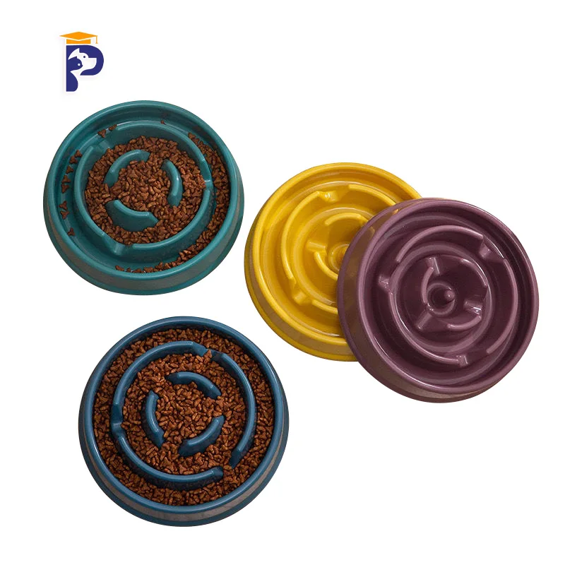 Dog Feeder Slow Eating Pet Bowl Eco-Friendly Durable Non-Toxic Preventing Choking Healthy Design Bowl for Dog Pet Stop Bloat Bow