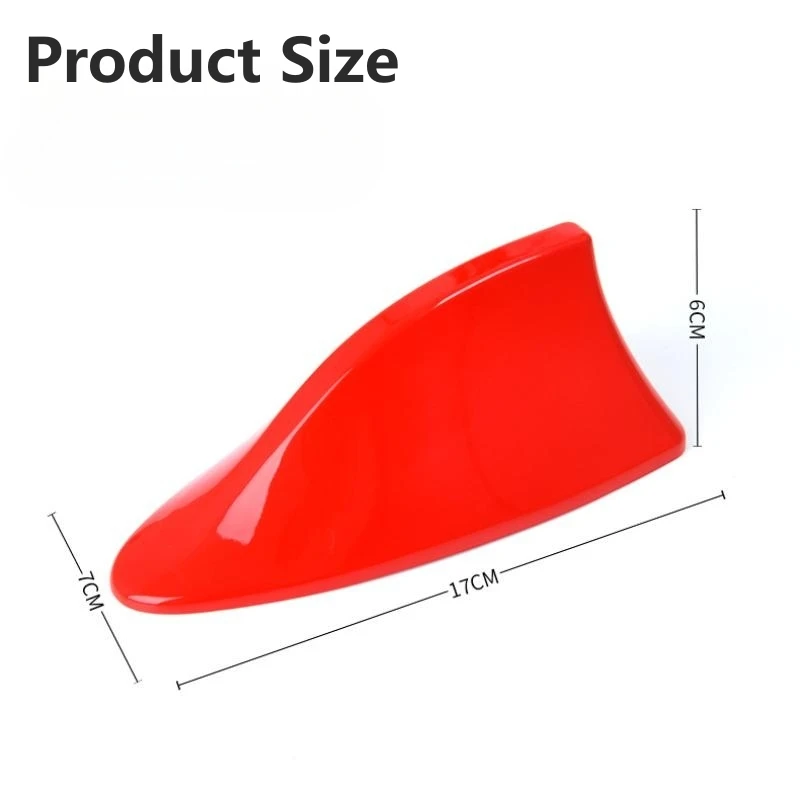 Automotive Top Aerials AM/FM Radio Signal Fin Roof Aerial Base Radio Car Shark Antenna