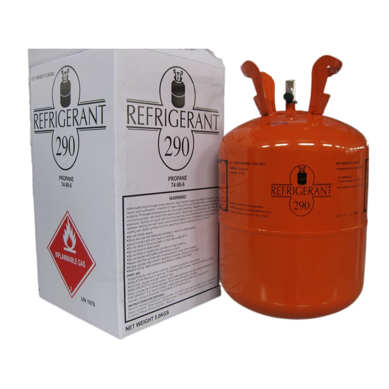 refrigerant gas R290   Professional manufacture Propane pure liquefied R290 refrigerant gas