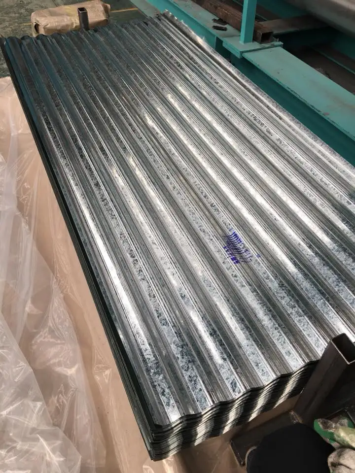 wholesale spangle cold rolled  galvanized corrugated metal roofing sheet   for building material