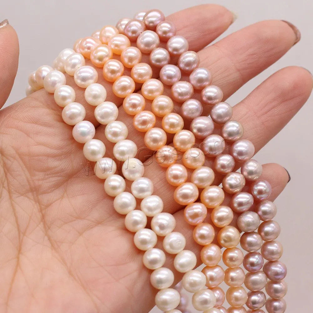 more colors round cultured freshwater pearl bead 6-6.5mm loose pearl beads for diy jewelry making