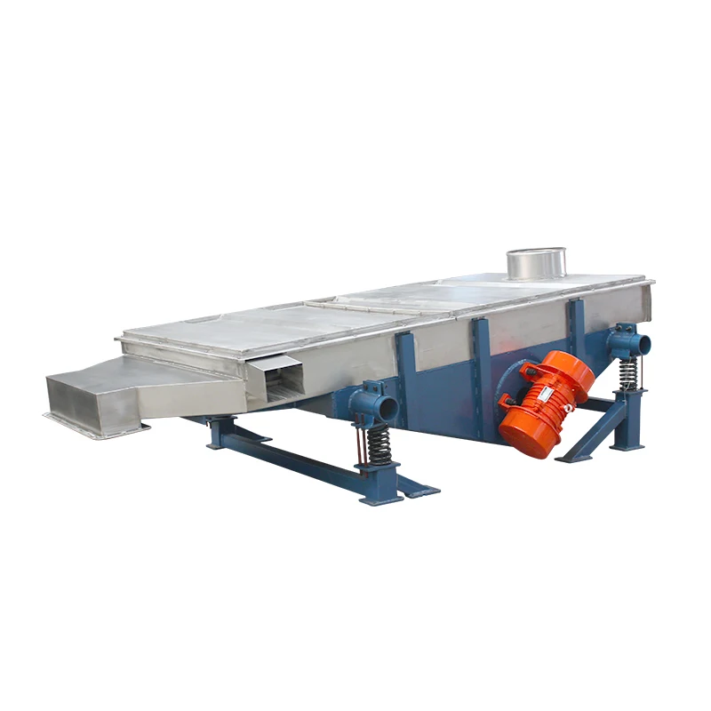 Rectangular Vibrating Screen Automatic Electric Linear Vibration Screening Machine