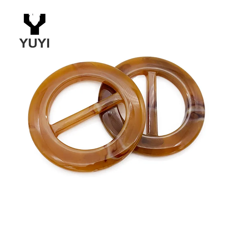 decorative rectangular round  buckle  resin  buckle
