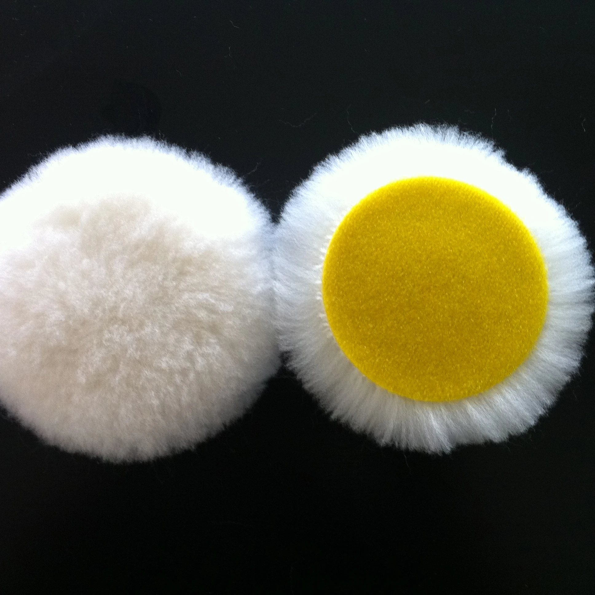 High quality 100%weave wool polishing pad 3'inch