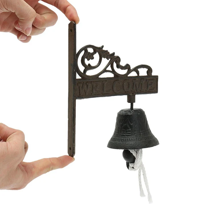 Front Yard Sign Garden Ornaments Cast Iron Bird Doorbell Other Home Decor Wireless Doorbells