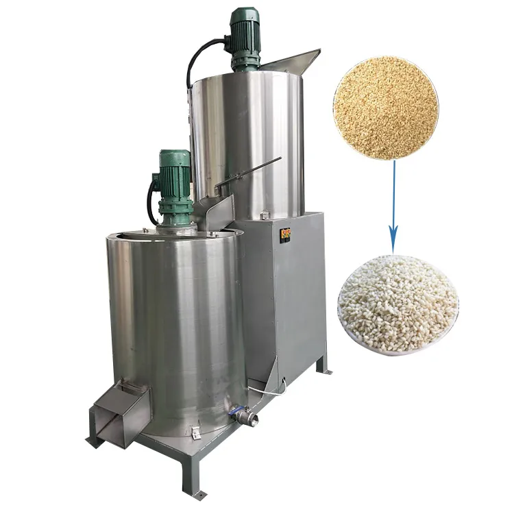 Full Production Steam Electric Sesame Peeling Peeler Machine