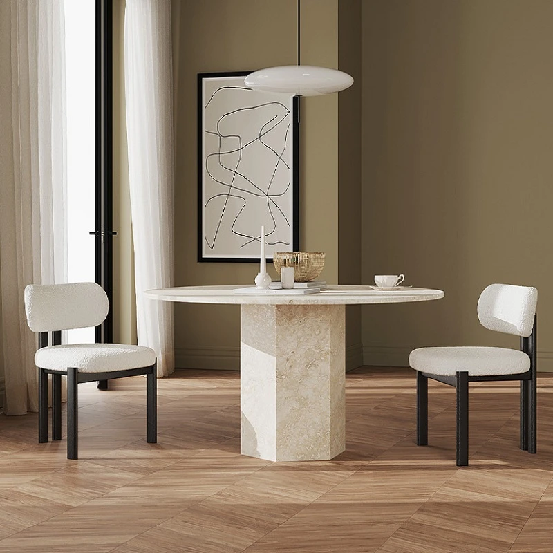 U-Best Solid Wood Dining Chair Home Desk Backrest Hotel Designer Retro Wabi Sabi Style Sillas Para Comedor Furniture