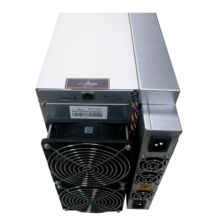 
High profit new original and used second hand Aisc Blockchain Bitcoin miner 2920W 73t 73th 73th/s Bitmain Antminer S17+ 