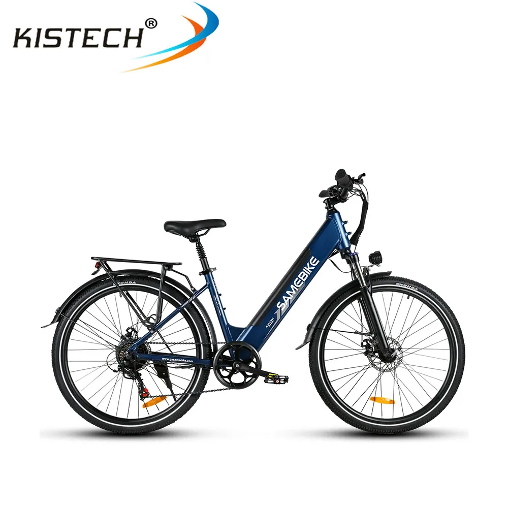 Samebike RS-A01 Pro Urban Electric Bicycle With 500W Motor 36V 15Ah Battery  City Ebike
