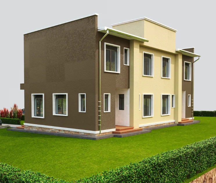 Architecture Design with prefabricated and steel structure  building for industry park building design with layout drawing