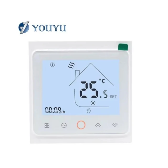 Digital Touch Screen Type Room Thermostat with WiFi Function and wide voltage